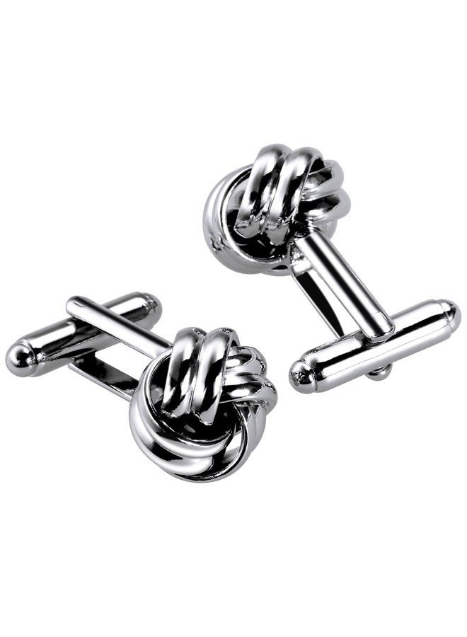 Lictin Men's Cufflinks Cuff Links for Men, Stainless Steel Classic Tone Cufflinks Black Striped Cuff Links Shirt Suit Cufflinks, 5 Pairs - Image 5