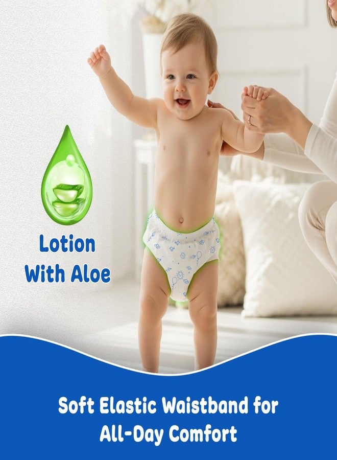 EVELANCE Baby Diaper Pants with Snug Fit, Ultra Soft Cottony Feel, Fast Absorption, and Anti-Leak Protection for All-Day Dryness | NB | 12-17 kg | 26 Count (XL) - Image 4