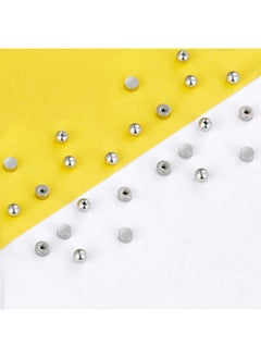 VOLUKA 6 Pairs Screw Ball Backs & 6 Pairs Flatbacks 316L Sugical Stainless Steel Earring Backings Replacement Hypoallergenic For Secure Comfortable Screw Post Studs Findings Stoppers (Pack Of 12)  - Image 4