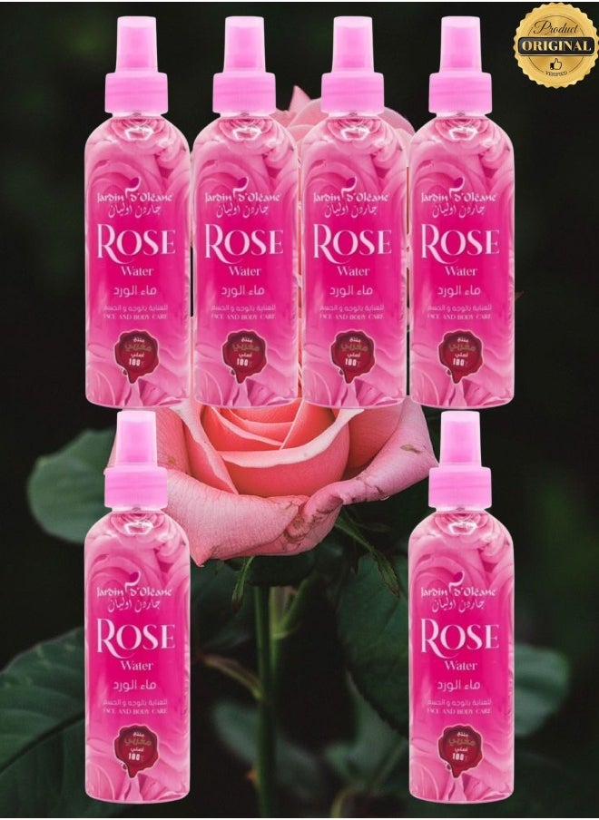 Jarden - 6 Pieces Rose Water Face And Body Care - Image 1