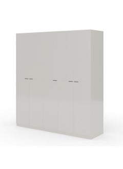 Oliver 5 Door Wardrobe | MDF Construction | Elegant High-Gloss Finish | Modern Design | Durable & Long-lasting | Freestanding Design | Cupboard