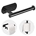 LAYUKI Self Adhesive Toilet Paper Roll Holder,Bathroom Toilet Paper Holder,Durable Self Adhesive,No Drilling,Matt - Image 2