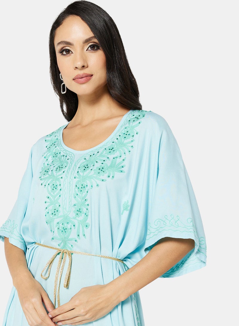 ARABIAN CLOSET EMBROIDERED KAFTAN - Image 4