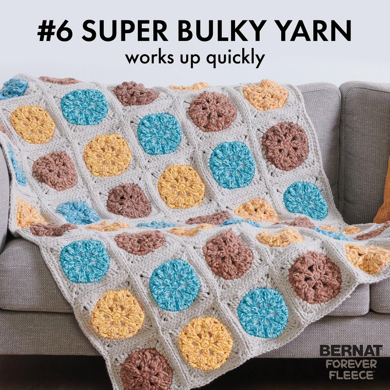 Bernat Forever Fleece Dark Eucalyptus Yarn - 2 Pack of 280g/9.9oz - Polyester - 6 Super Bulky - 194 Yards - Knitting/Crochet - Image 5