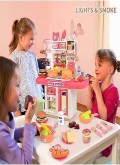 Generic Girls Plastic Kitchen Set Toy Pretend Play, Home Kitchen Toy, Mini Kitchen Toys Real Cooking Set for Kids  - Image 4