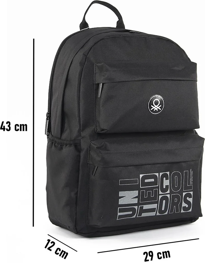 UNITED COLORS OF BENETTON . Double Compartment Backpack 04299