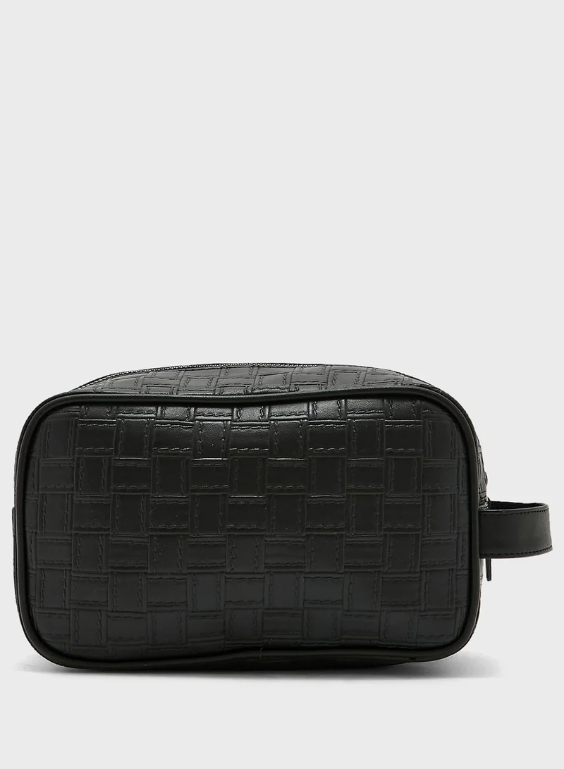Robert Wood Print Carry On Pu Bag