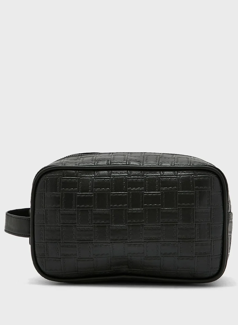 Robert Wood Print Carry On Pu Bag