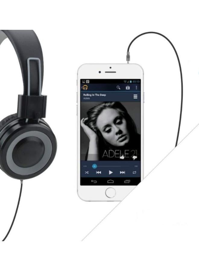 Xplore Wired Bass Headsets with 40mm Driver Foldable Lightweight Headphones with shared port - Image 5