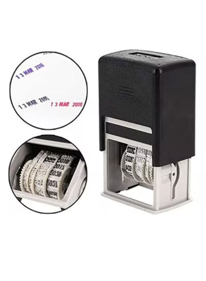 ACLIX Mini Date printer Economy Stamper Self-Inking Seal Stamp Great for Shipping Receiving Expiration and Due Dates Black - Image 4
