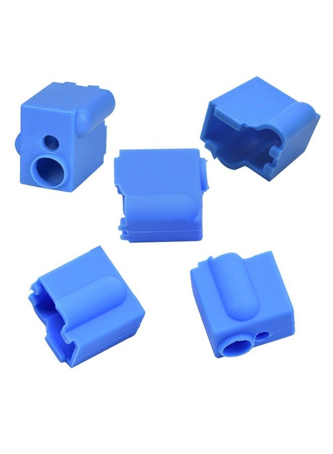DORUNDEA 5-Pack Volcano Hotend Block Silicone Sock Cover 300C High Temperature Compatible with Vyper 3D Printer Artillery Sidewinder X1 X2 Genius Titan Extruder Hotend - Image 1