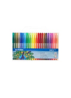 Maxi Maxi Washable Felt Tip Pens 24 Color In A Wallet  - Image 1