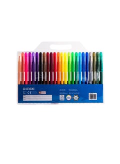 Maxi Maxi Washable Felt Tip Pens 24 Color In A Wallet  - Image 2