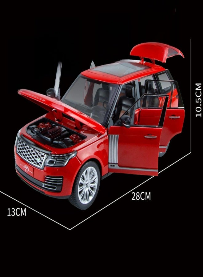 1:1850th anniversary acousto-optic pull-back alloy off-road vehicle model(black) - Image 2