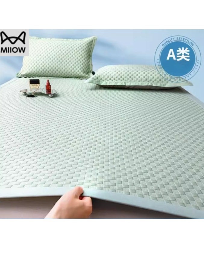 Ice Silk Cool Mat New Summer Washable Bed Sheet Three Piece Set - pzsku/Z3D71A095080DAB5625CCZ/45/_/1718351308/d769fd07-36ca-4b05-8ecb-8cf4e61af76c