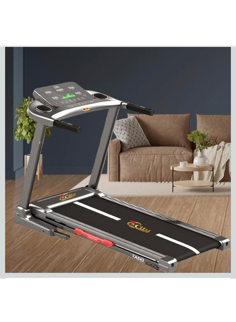City Star -American Motor Multi Func Treadmill With Massage Belt