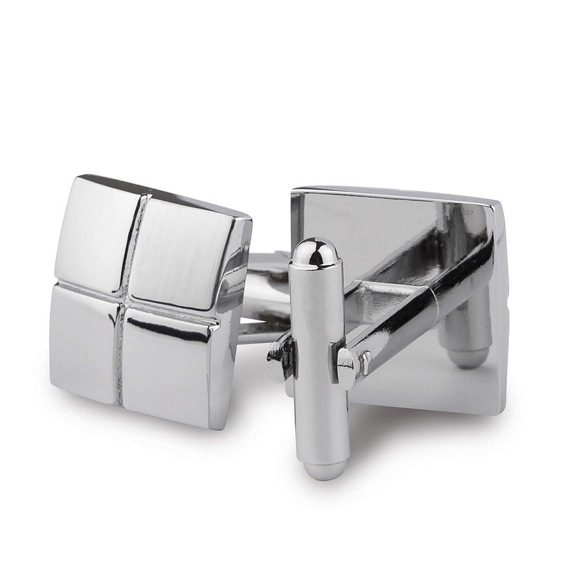 Kovove The Bling Fling Silver Coloured Cufflinks - Image 3