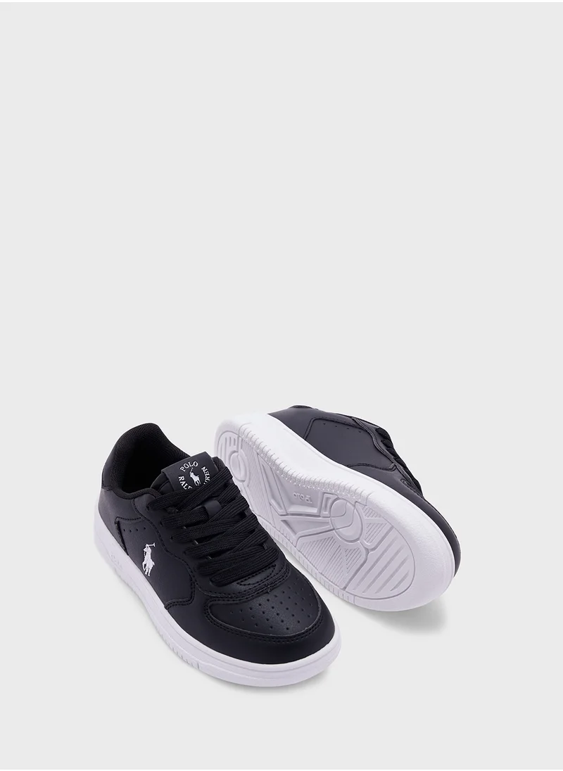 بولو رالف لورين Toe Low Top Sneakers