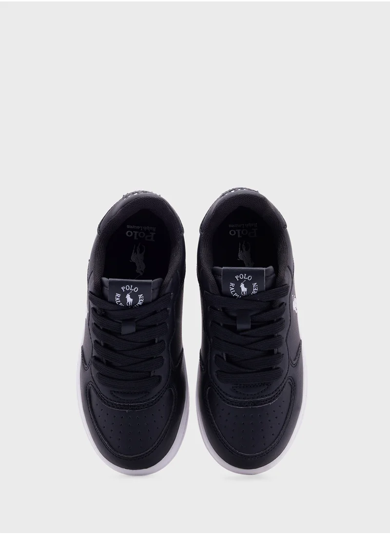 بولو رالف لورين Toe Low Top Sneakers