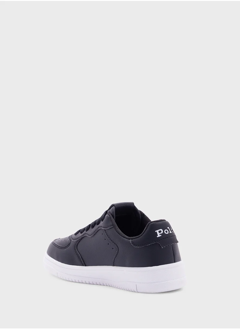 بولو رالف لورين Toe Low Top Sneakers