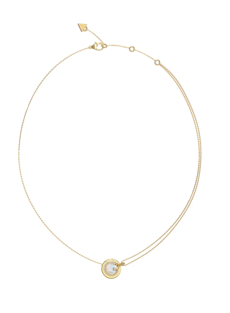 GUESS G Crystal Logo Necklace