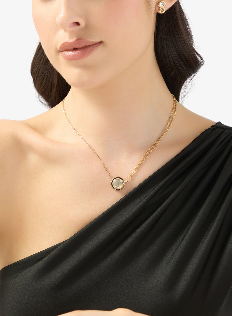 GUESS G Crystal Logo Necklace - Image 5