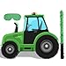 Aoriher Construction Tractor Piata with Blindfold and Bat Dump Truck Excavator Piata for Birthday Party Supplies Construction Theme Party Decor - Image 2