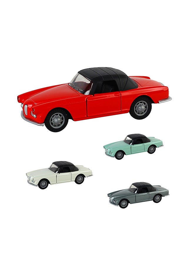 Galaxy Toys Galaxy 1:32 ALFA ROMEO Pull Back Die-Cast Car, Light and Sound, 2 Door Opening, Assorted Color, 10-15 cm, Friction Powered, Battery Included  - Image 1