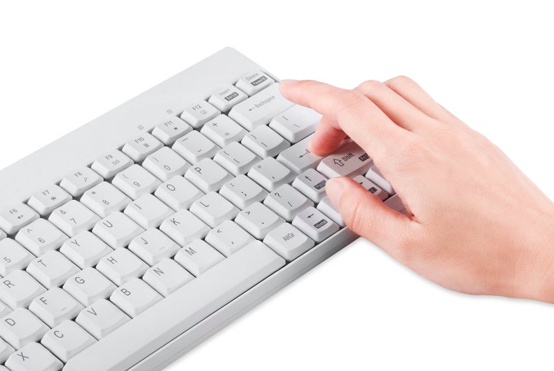 Perixx PERIDUO-712W Wireless Mini Keyboard and Mouse Set, White, US English Layout - Image 3