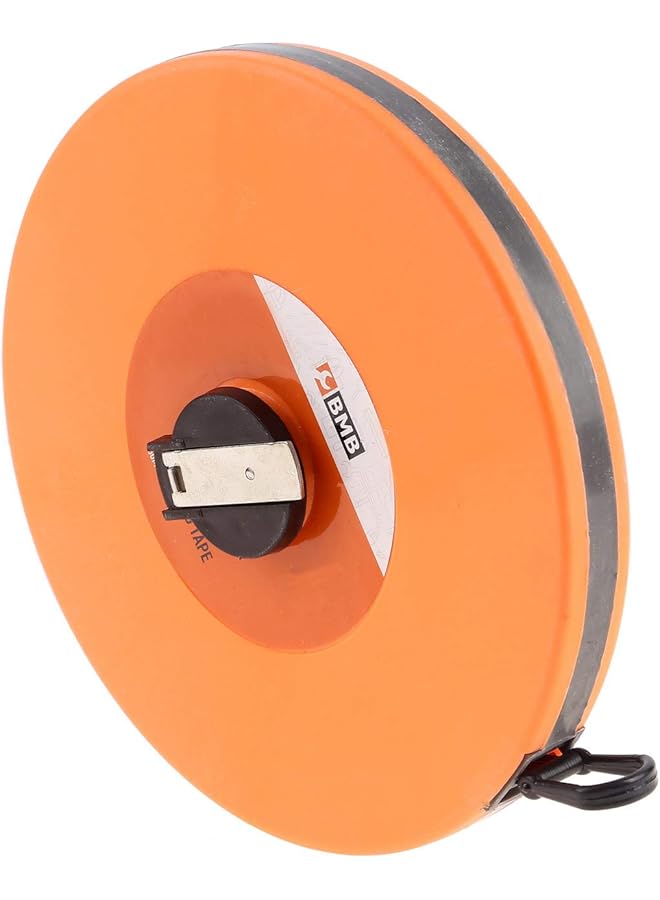 BMB tools Measuring Tape 30Meter Steel Measuring Tape Retraction Control And Self Lock Easy To Read Magnetic Hook Shock Absorbent Solid Rubber Case Measuring Tape With Belt - Image 3