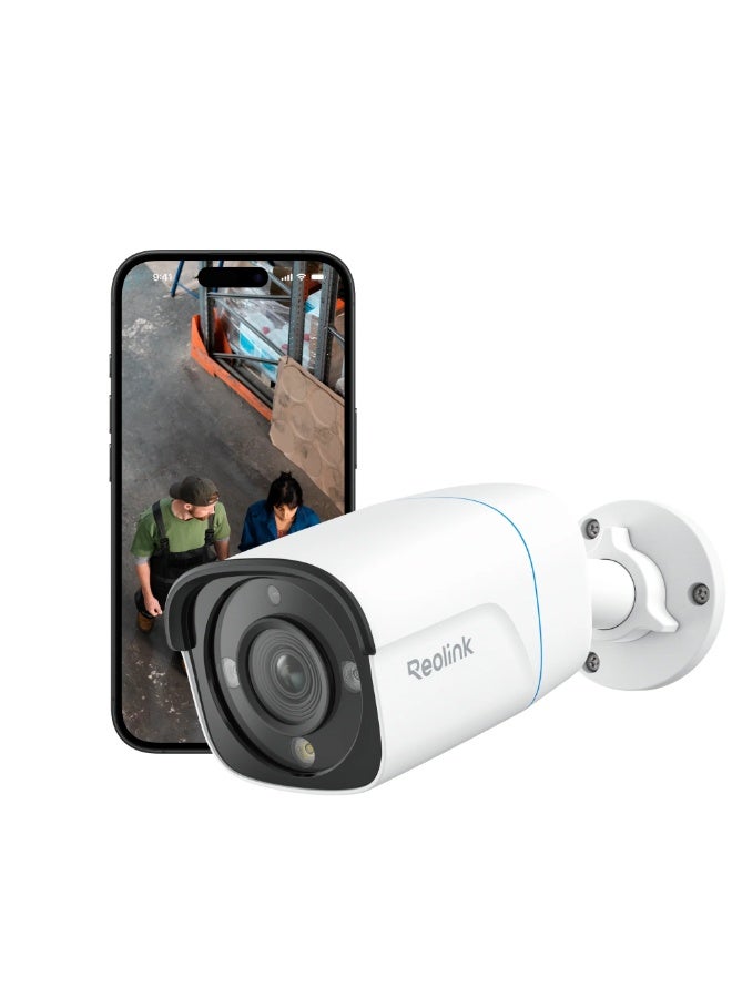 reolink RP-PCB8M 4K 8MP PoE Bullet Security Camera, 125° Ultra Wide Angle, 30FPS Ultra HD, AI Person Vehicle Detection, Color & IR Night Vision, IP67 Waterproof, 512GB microSD, Smart Perimeter Protection CCTV Camera - Image 2