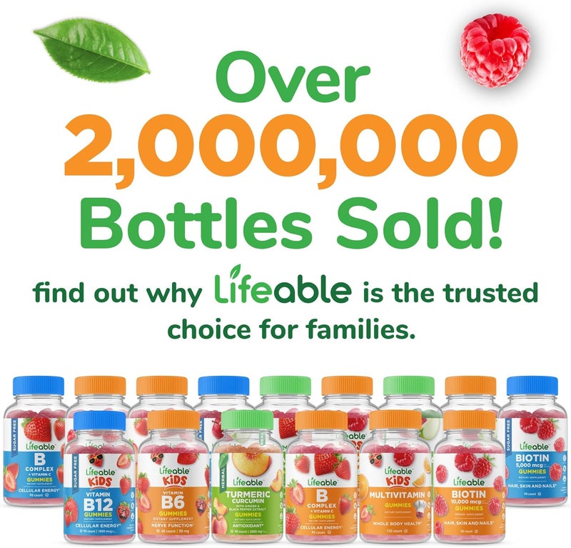 Lifeable Prebiotic Fiber Gummies for Adults  5g  Great Tasting Fiber Supplement Gummies  Prebiotic Gummies for Digestive Health  High Fiber Gummies for Women Men  90 Gummies - Image 5