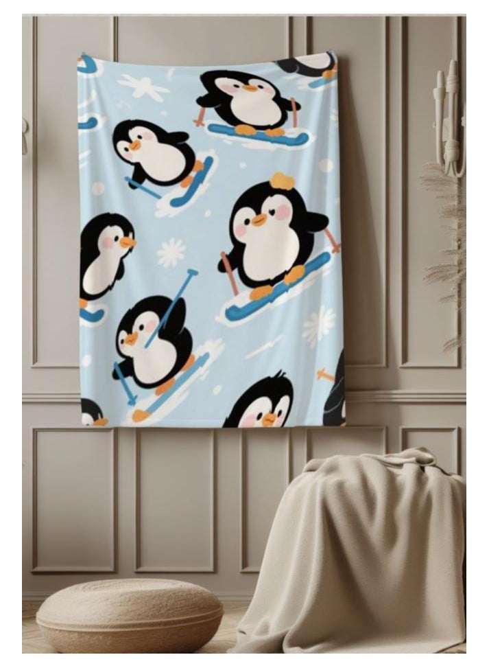 عام بطانية رقيقة من الفانيلا (دافئة ومريحة، ومناسبة للنوم واستخدام الألعاب وإزالة الغبار ومقاومة للرمل) 150 سم * 200 سم - 949 - Image 3