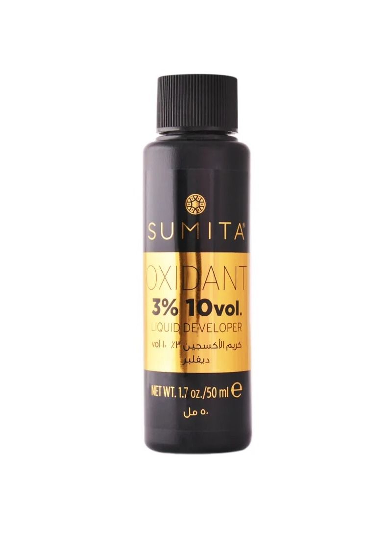 مُطور صبغة الرموش والحواجب مع مؤكسد سائل بنسبة 3% للحصول على نتائج ألوان رائعة 10vol 50ml