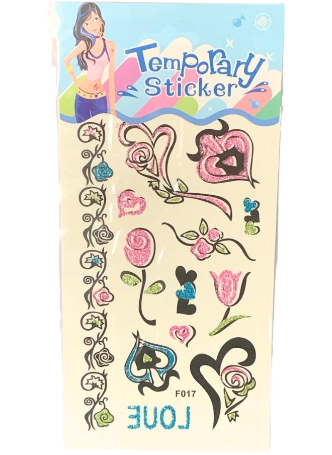 Generic Waterproof Temporary Tattoo Sticker - F017 