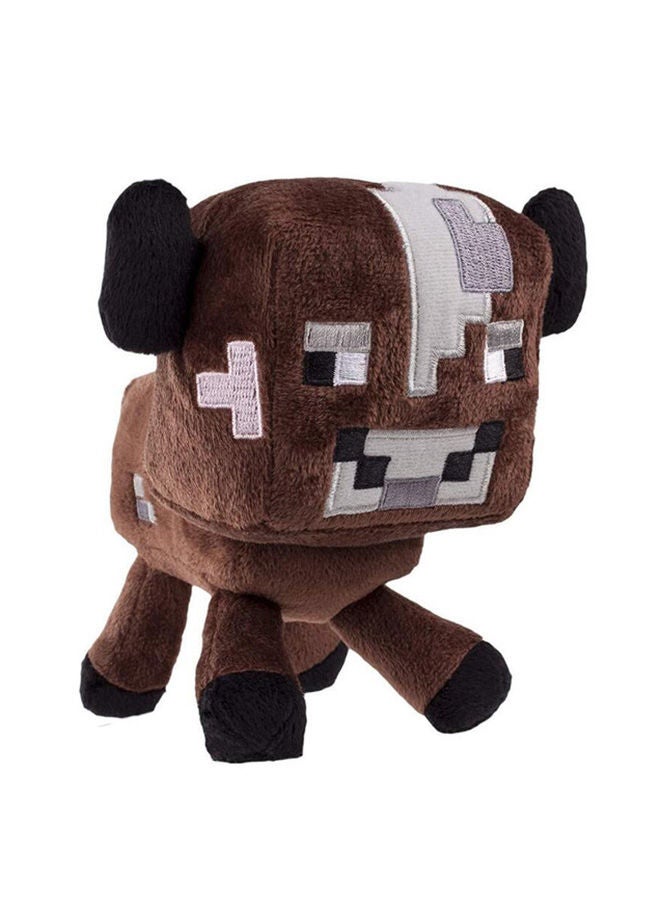 NIBEMINENT Minecraft Mooshroom Design Plush Stuffed Toy 16cm - Image 1
