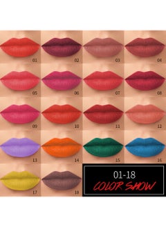 Vibely Vibely Velvet Matte Lipstick: Rich, Bold Color with a Soft Matte Finish Waterproof, Long-Lasting & Flawless Velvet Lips, One Size 18#  - Image 3