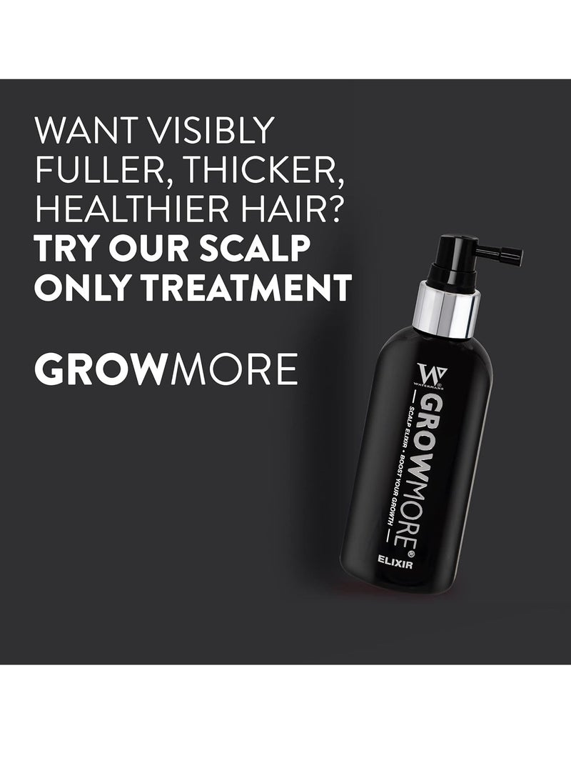 Watermans Watermans Grow More, Hair Growth Serum, Visibly Thicker and Stronger Hair, Vegan, Scalp Treatment, DHT Blocker, Rosemary Oil, Biotin, None Medical - Improves scalp density 3.4 Fl Oz  - Image 4
