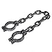 Bezall Halloween Chain Plastic Wrist Shackles Prison Handcuffs Links for Halloween Haunted Decoration Costume Party Trick Props - Image 3