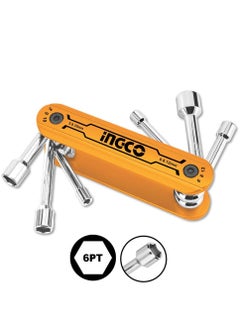 6 pcs Folding Nut Driver Set