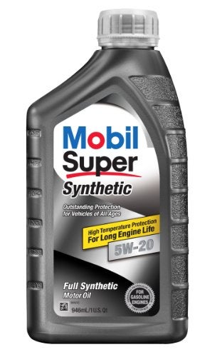 Mobil 1 Super 5W20 Synthetic Motor Oil 1 Quart - Image 1