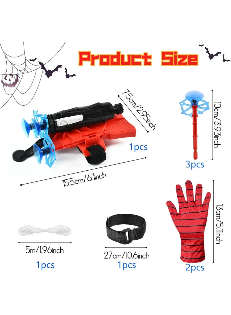 Niumowang Spider Launcher Glove, Kids Spider Hero Gloves, Spiderman Toy Glove, Spiderman Web Shooter, Launcher Toy, Wrist Toy Set, Cosplay Glove Launcher  - Image 2