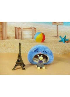 TOPINCN TOPINCN Hamster Bed, Winter Warm Cushion Fleece Hanging Cage Cute Hamster House Pet Nest Cute Cartoon Soft Warm House Hamster Mouse Small Animal Cave Home Hammock Dark Brown  - Image 4
