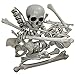 Wocst Halloween Skeleton Bones Realistic Looking Skulls Human Skeleton For Halloween Scary Graveyard Haunted House Lawn Yard Decorations28 pieces - Image 3