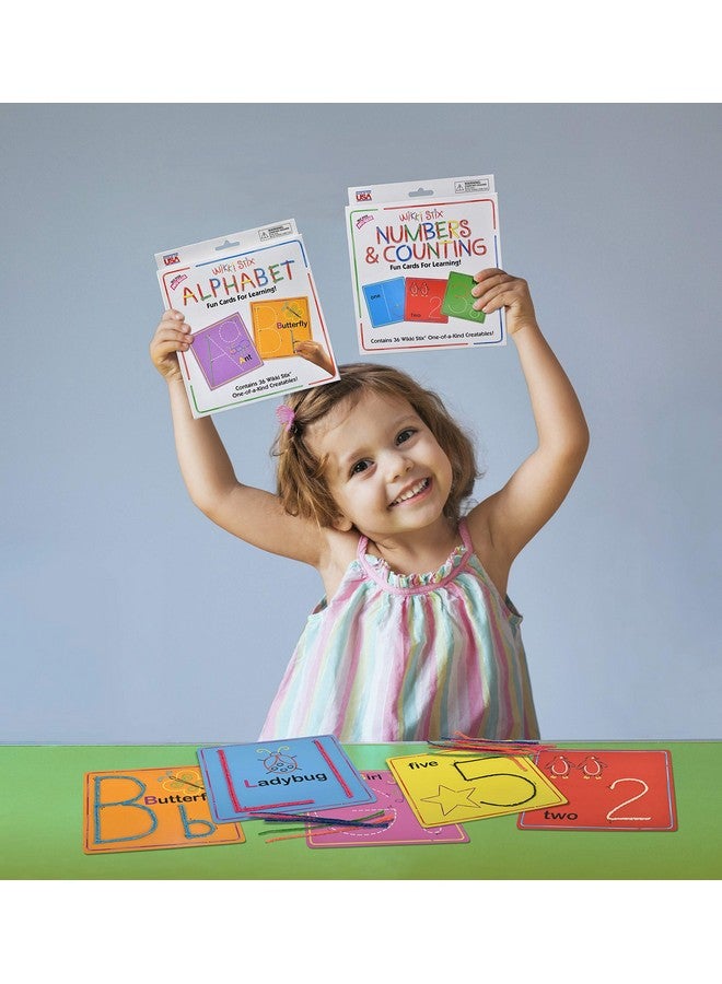 WikkiStix Wikki Stix Early Learning Trio, Alphabet, Numbers and Shapes for Easy, Fun Preschool Learning, Made in The USA - Image 5