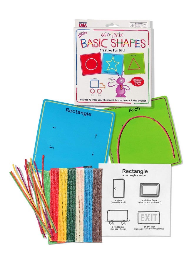 WikkiStix Wikki Stix Early Learning Trio, Alphabet, Numbers and Shapes for Easy, Fun Preschool Learning, Made in The USA - Image 4