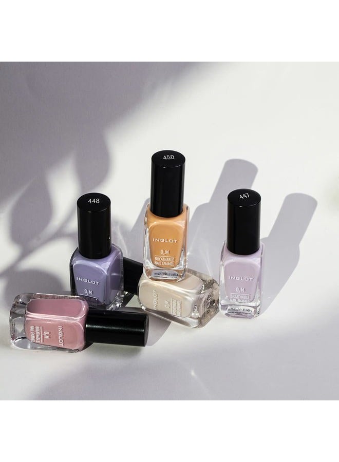 Inglot طلاء أظافر O2M القابل للتنفس - طويل الأمد | أظافر صحية | قابل لاختراق الأكسجين | نباتي | 0.37 أونصة سائلة أمريكية | 412 - Image 4