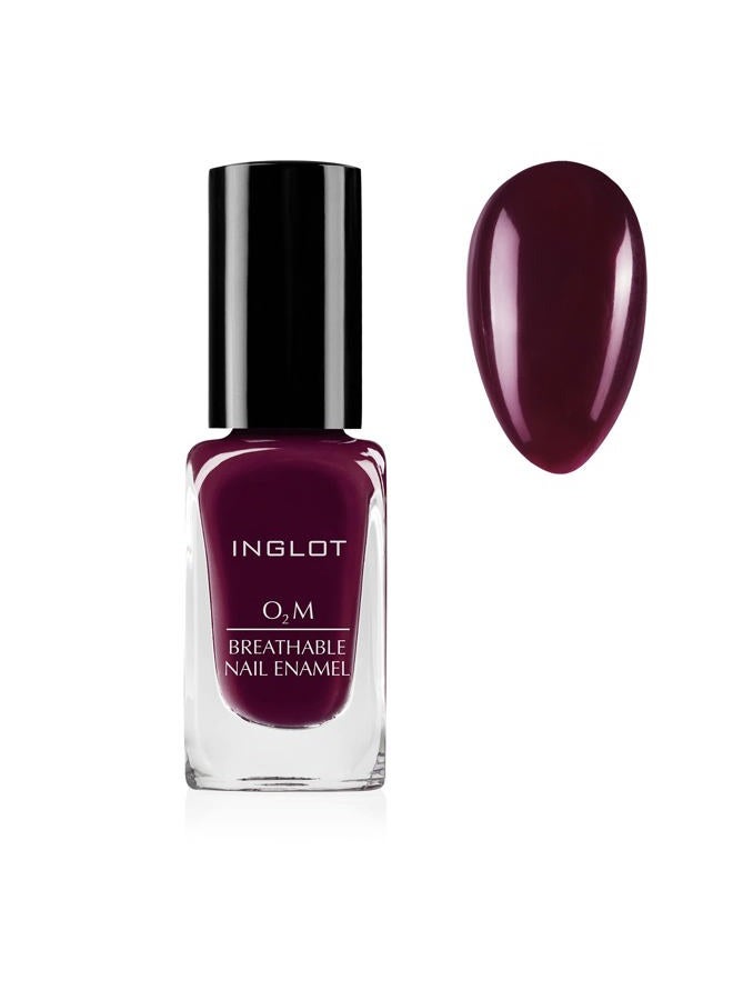 Inglot طلاء أظافر O2M القابل للتنفس - طويل الأمد | أظافر صحية | قابل لاختراق الأكسجين | نباتي | 0.37 أونصة سائلة أمريكية | 412 - Image 1