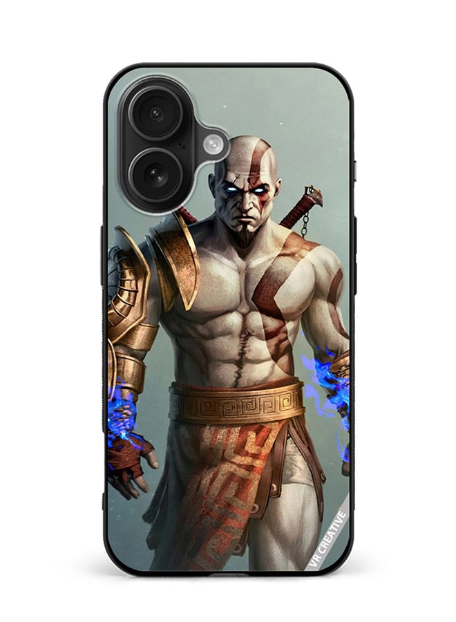 VR CREATIVE Protective Case Cover For Apple iPhone 16 Plus Young Kratos Design Multicolour