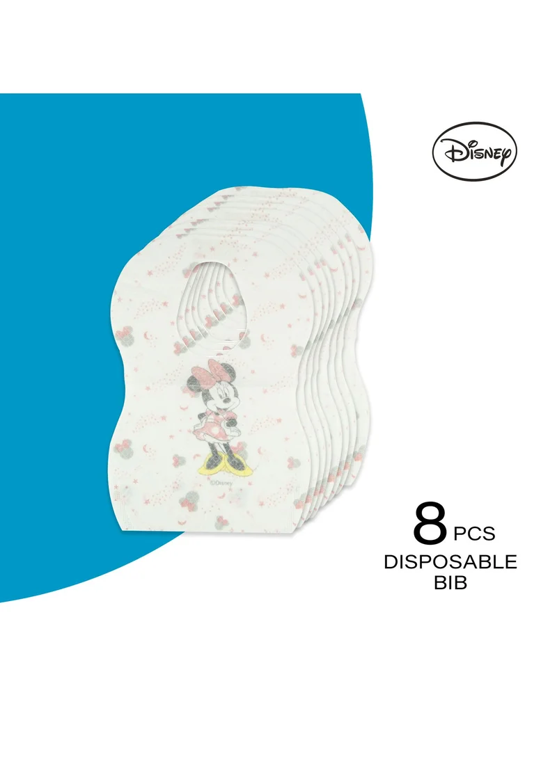 Disney 8-Piece Minnie Mouse Print Bibs